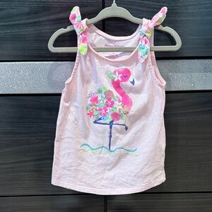 Tommy Bahama Pink Flamingo Kids Tank Top